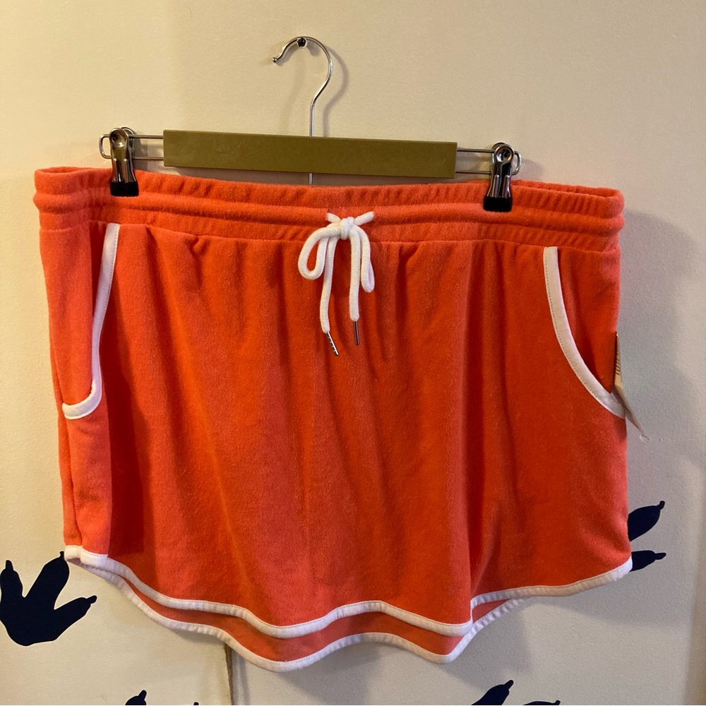 No Boundaries Orange Terrycloth Skirt Size XXXL